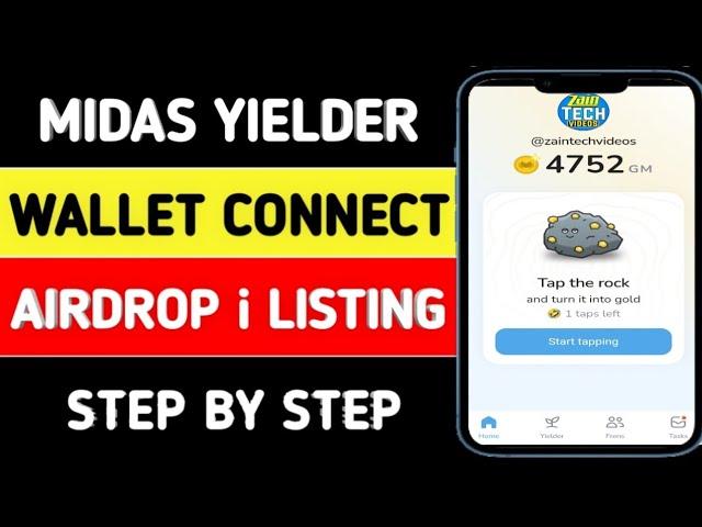 Midas Telegram Bot Complete Guide | Clayton Token Airdrop, Wallet Connection & Listing Updates