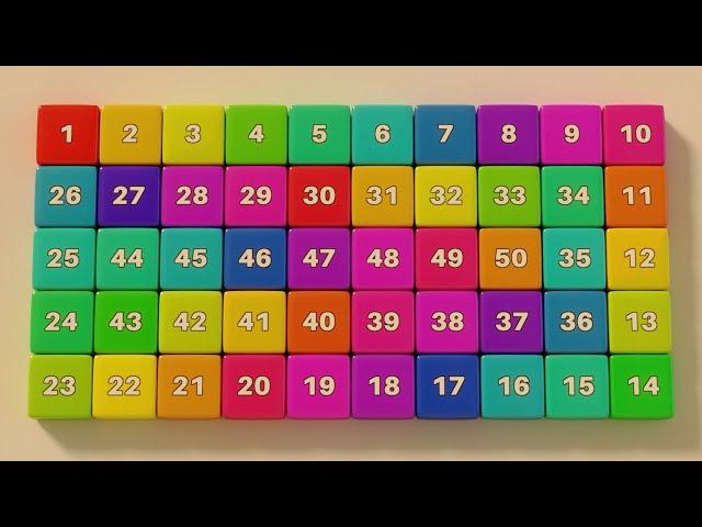 Number Song 1-50 | Counting by 1 to 50