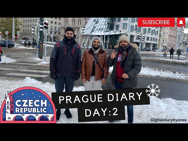 My first Snow Fall  | Prague vlog | Day 2 | @digitaldiarybyanas