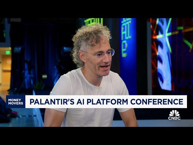 Palantir CEO Alex Karp Discusses S&P 500 Inclusion and AIPCon on CNBC