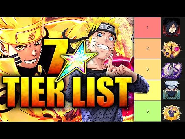 7⭐ TIER LIST (PVE & PVP) OCTOBER 2020 in Naruto Ultimate Ninja Blazing