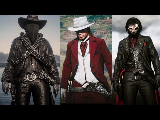 Red dead Redemtion Online best outfit collage !!!