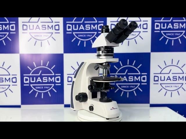 QUASMO Trinocular Polarizing Microscope PR-4 IM: Researching Rocks, Sand, and ORS in Agriculture