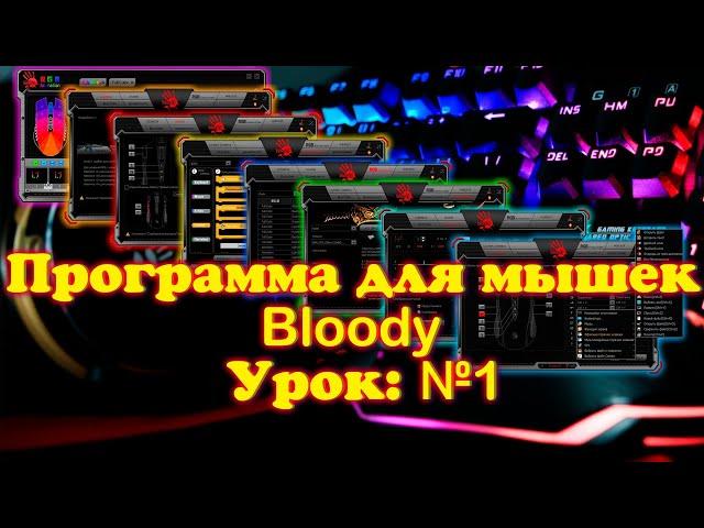 *Программа для мышек Bloody 2022-2023 Урок №1 Введение
