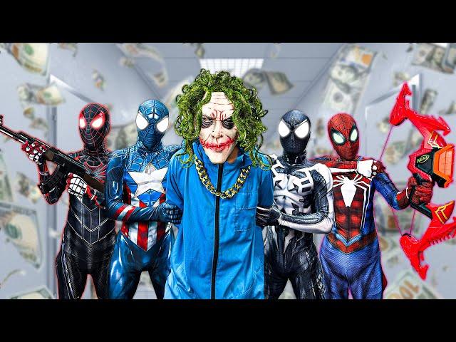 SUPERHERO's Story | Rescue The Police From JOKER ?? ( Mansion Battle ) By FLife vs