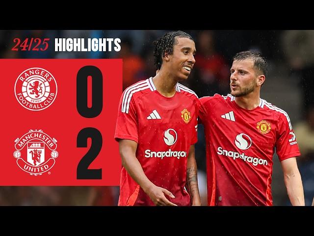 Amad & Hugill FIRE Home!  | Rangers 0-2 Man Utd | Highlights