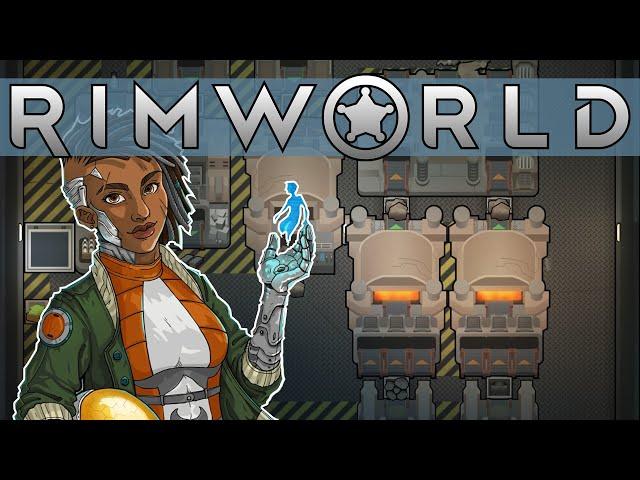 Rimworld Factory #1 - Using VFE to make an automated Factory base.