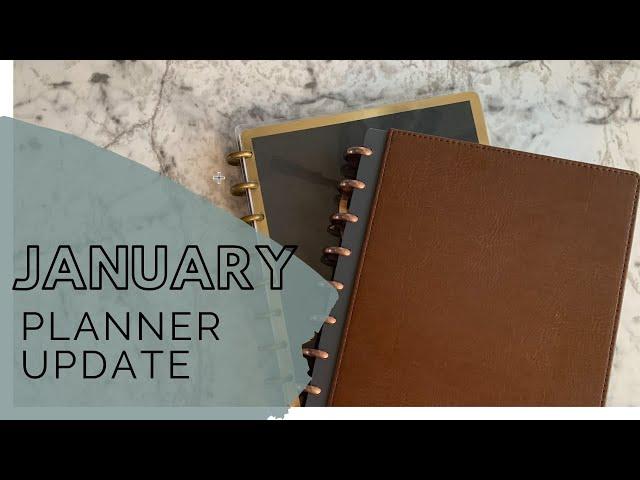 January 2020 Planner Update - Inkwell Press Horizontal & Google Calendar