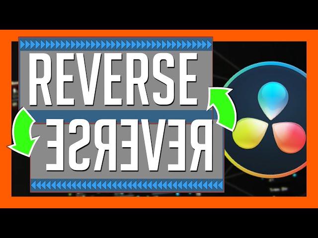 HOW TO REVERSE A CLIP IN DAVINCI RESOLVE - Resolve 16 Tutorial for beginners