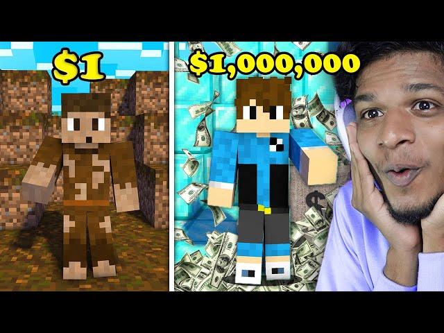 Turning $1 Into $1,000,000 in 24 Hours In MINECRAFT !! Malayalam | PGM |