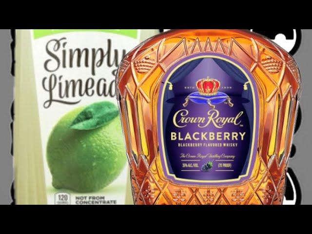 (21+ Content, Drink Responsibly) Crown Royal BlackBerry x Simply Limeade!