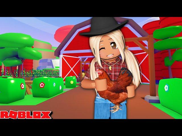 ‍ BUILDING MY OWN FARM ON ROBLOX  | Farm Tycoon 