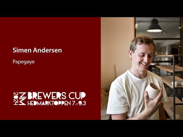Simen Andersen - Finale Brewers Cup NM 2024