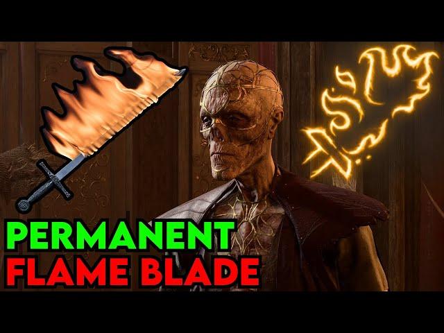 PERMANENT Flame Blade Glitch  - Baldur's Gate 3