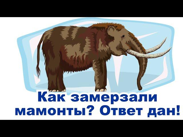 Как умирали мамонты? Они задохнулись!