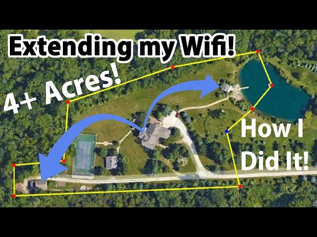  Best Way To Extend WiFi To The Backyard, Pool, Barn - TP-Link Omada SDN Mesh On A Large Property