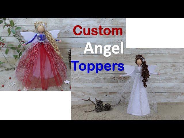 Custom Angel Toppers | DIY Christmas Angel Dolls | Huong Harmon