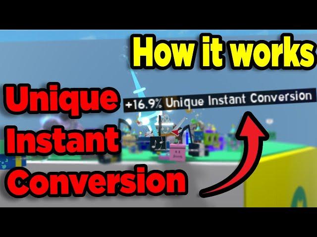 How Unique Instant Conversion Works In Bee Swarm Simulator