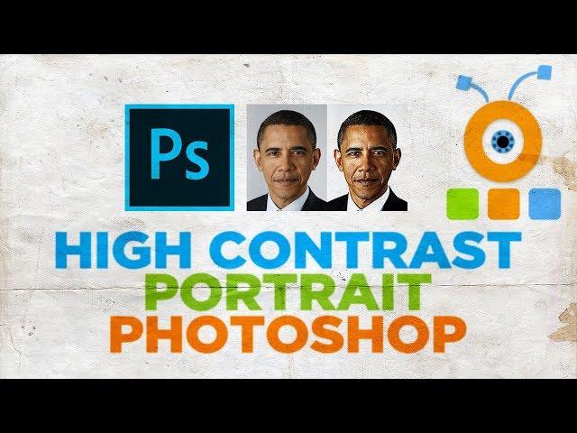 How to Create a High Contrast Portrait in Photoshop