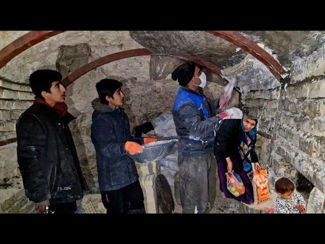 Master Builder Assists the Nomads: From Cave to Warm Home in the Cold Mountains