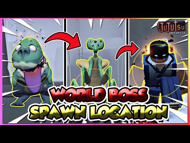 Jujutsu Infinite How To Farm All World Bosses Fast + All Spawn Location! (CODE)