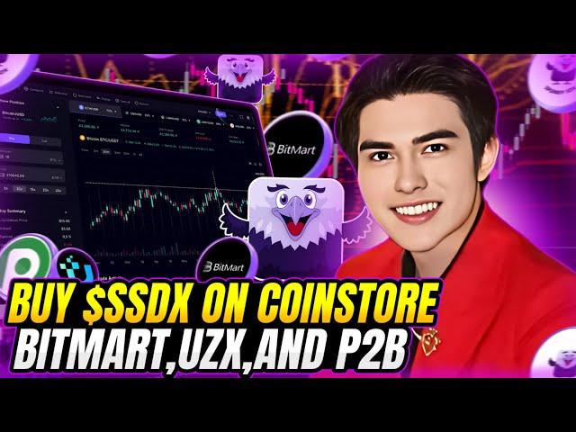 BUY $SSDX On Coinstore, BitMart, UZX & P2B  - INSANE POTENTIAL TOKEN