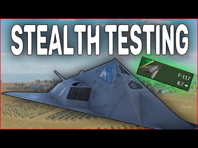 Is the F-117A Truly Stealthy? War Thunder Dev Server Testing