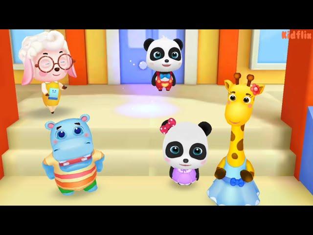 Baby Panda Went Hospital | & Meet her Family's |KidFlix