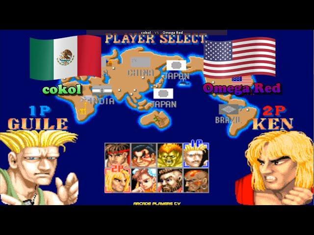 Street Fighter II - The World Warrior  cokol (Mexico) vs Omega Red (Usa) sf2