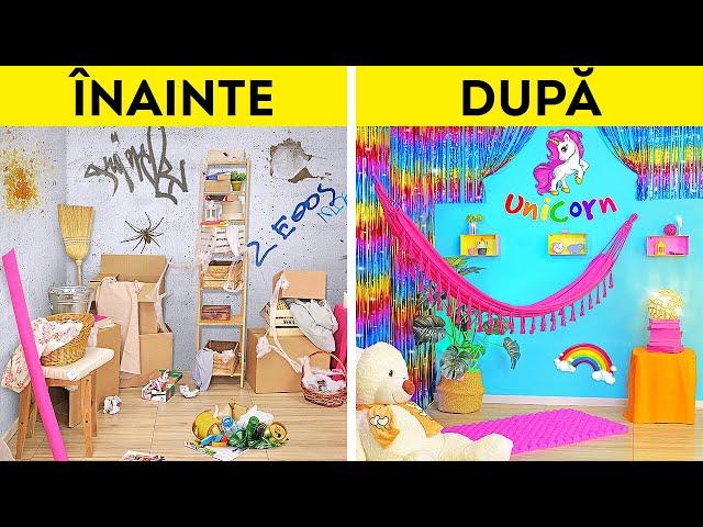 CONSTRUIM O CAMERĂ SECRETĂ ÎN DULAP || Provocare de 24 de ore! Idei de renovare interioară – 123 GO!