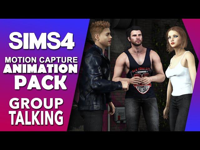 The Sims 4 | Group Talking Animation Pack | Download