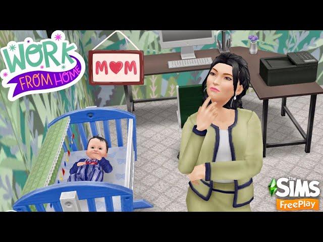 Sims Freeplay Day in the life of a Work from Home Mom With a Baby ‍