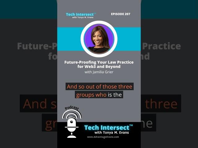 Future Proofing Your Law Practice for Web3 and Beyond with Jamilia Grier Reel