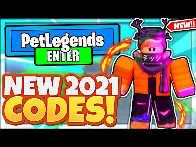 (2021) PET LEGENDS CODES *FREE GOLD* ALL NEW SECRET OP ROBLOX PET LEGENDS CODES!