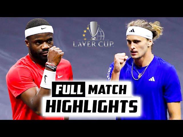 Alexander Zverev vs Frances Tiafoe Highlights - Laver Cup 2024