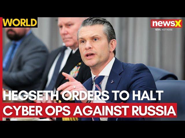 U.S. Defense Secretary Pete Hegseth Halts Cyber Operations Against Russia Amid Ukraine Talks | NewsX