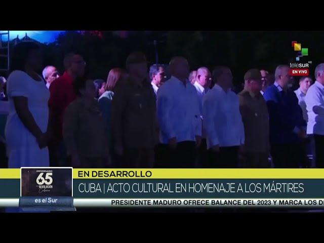 En Cuba celebran el 65 Aniversario del Triunfo de la Revolución