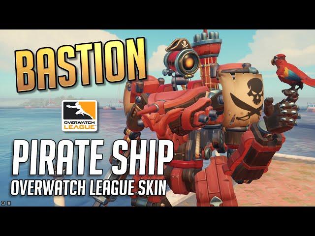 Overwatch - Pirate Ship Bastion New OWL Skin