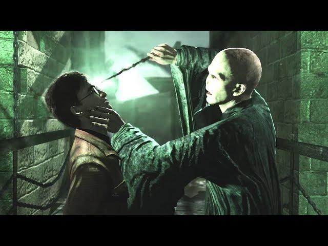 Lord Voldemort and Harry Potter Final Fight | Hogwarts Battle | Harry Potter and the Deathly Hallows