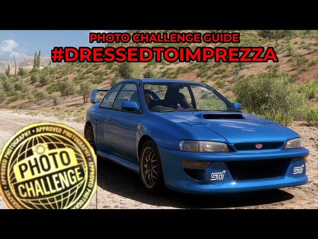 Forza Horizon 5 - Photo Challenge Guide - DRESSEDTOIMPREZZA - Subaru Impreza 22B