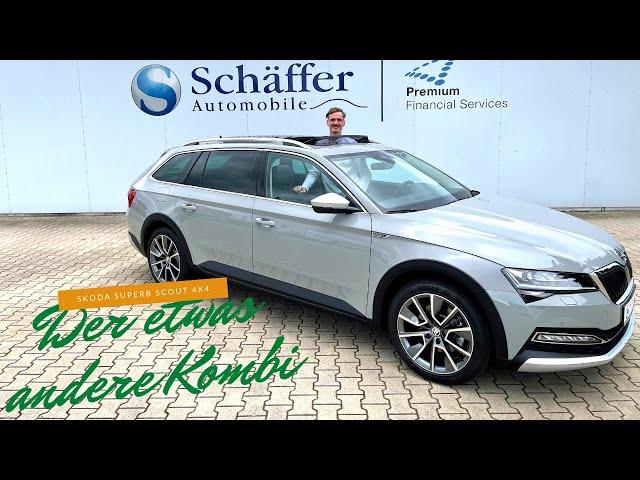 Der etwas andere Kombi! Der neue Skoda Superb Scout 4x4 mit 200PS!! Purer Off-Road Luxus im Kombi!