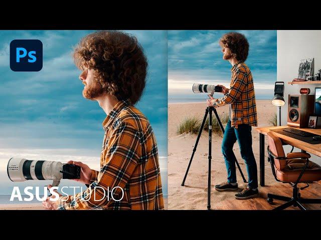 Создание фотореалистичного коллажа в Photoshop | ASUS STUDIO