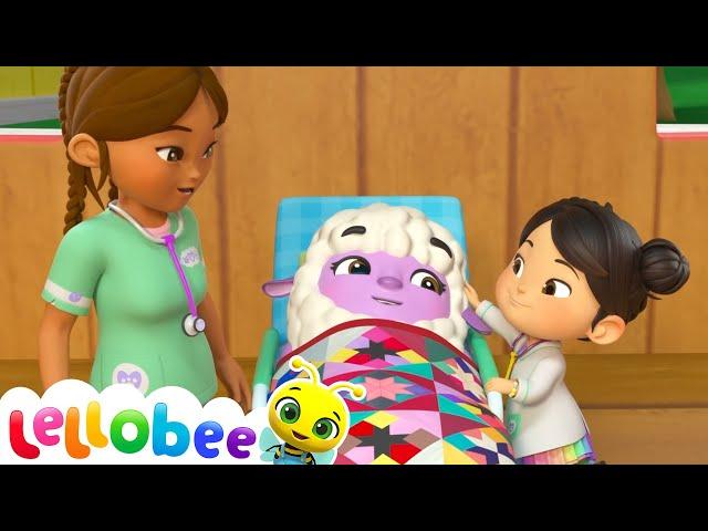 Going to the Hospital - Sing Along | @KidsKaraokeSongs | Moonbug Literacy