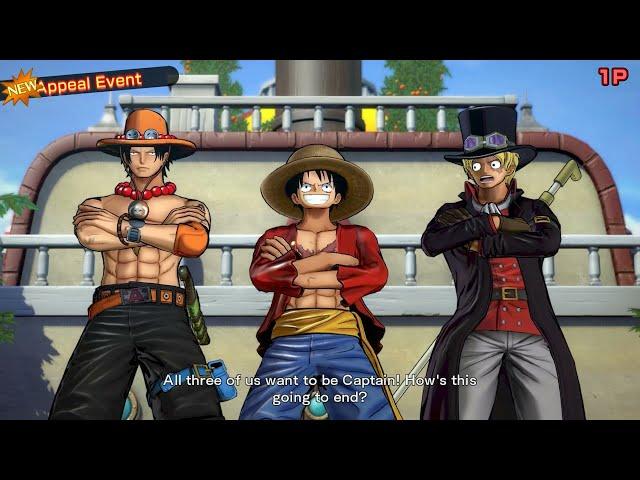 One Piece Burning Blood ASL Together brothers reunited