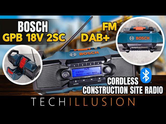 THE COMPACT RADIO from BOSCH with BLUETOOTH & DAB+! Bosch GPB 18V 2 SC in test  - Review & Test