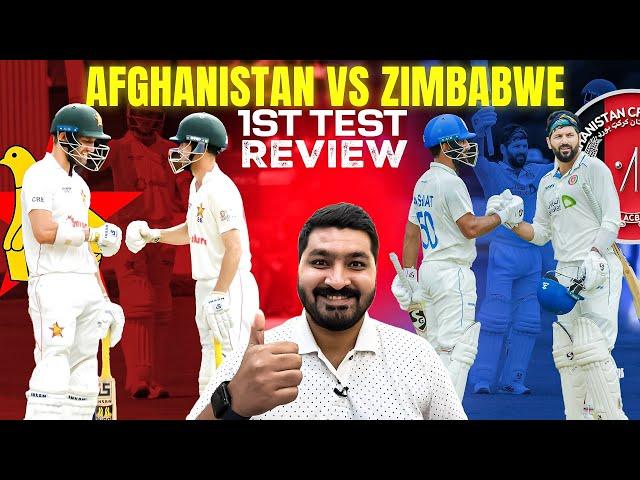 Afghanistan vs Zimbabwe 1st Test Match Review | ICC Needs to Help Afghanistan Cricket Team | Cricket