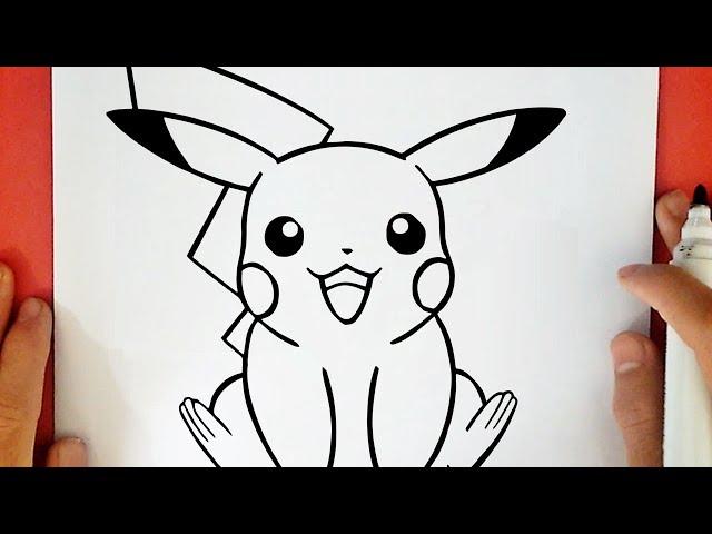 COMO DIBUJAR A PIKACHU