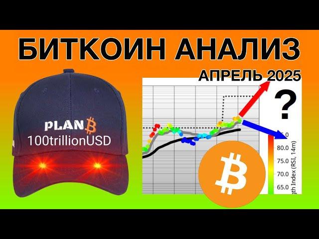 АНАЛИЗ БИТКОИН ОТ ПЛАН БИ / PLAN B: BiTCOiN — АПРЕЛЬ 2025