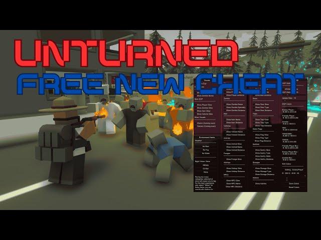 NEW Unturned - BEST FREE HACK FOR UNTURNED - AIMBOT & ITEM ESP/FREECAM/MORE + Download cheats