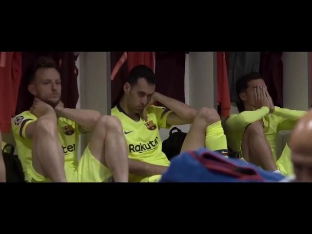 Barcelona dressing room after Liverpool